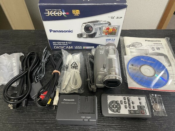 ダビング★Panasonic NV-GS150-S Mini DV液晶デジタルビデオカメラ240507