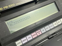 動作OK★カシオ CASIO PB-1000 ポケットコンピューター 計算機 当時物 ポケコン 電卓_画像5