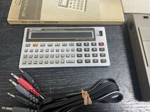 SHARP PC-1255/CE-126Pプリンタインターフェイス ポケットコンピューター 計算機 当時物 ポケコン 電卓_画像2