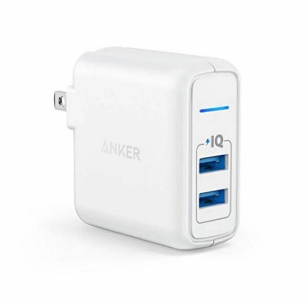 新品未開封　Anker PowerPort 2 Elite 24W 2ポート USB急速充電器