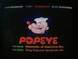  Popeye иностранная версия работа OK nintendo Popeye