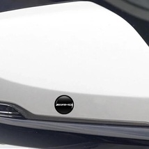 AMG メルセデスベンツ Merdes Benz 3D クリスタルエンブレム 14mm 鍵穴マーク 鍵穴隠し キーレス ブラック as_画像5