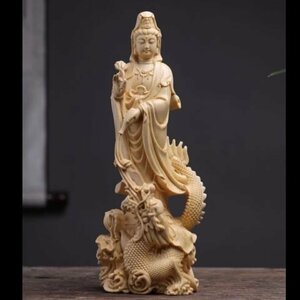  finest quality quality tree carving better fortune feng shui . dragon . sound image ge sculpture handicraft high class natural tsuge tree carving feng shui goods present 