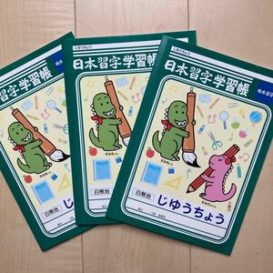 じゆうちょう　自由帳　日本習字　3冊　ノート