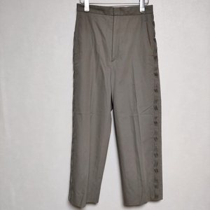 4-0505G∞ROKU 6 BEAUTY&YOUTH SIDE PIN TUCK PANTS サイドピンタック パンツ グレージュ ロクビューティアンドユース 237038