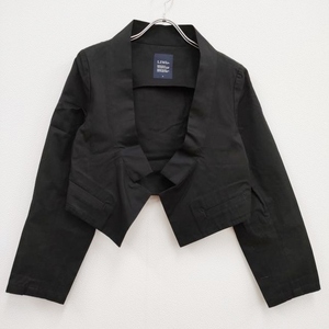4-0506M!LIMI feu TX-J24-020 button less jacket short size S deformation jacket black Limi feu /Yohji 236546