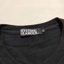 4-0521S△HYSTERIC GLAMOUR HYS TIMES Tシャツ girl ガール 半袖Ｔシャツ カットソー ブラック ヒステリックグラマー F95327_画像4