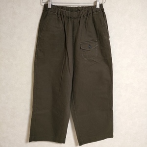 4-0521G^go-shukatsulagi широкий брюки G191-P026 размер 2 брюки-чинос Brown go-shu238510