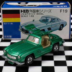  Tomica Mercedes Benz 300SL green meta small rice field sudden special order #F19-3-6 made in Japan 