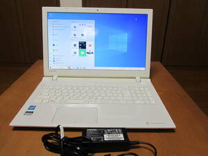 dynabook BX/57RW　Celeron 3205U 1.5Ghz Win10 500G 4G WEBカメラ　無線lan Sマルチ　15.6ワイド