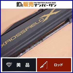 【美品】アブガルシア クロスフィールド XRFS-904M-TE ABU GARCIA XROSSFIELD パックロッド 振り出し テレスコピック（CKN_O1）