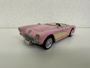 H042-J9-3768 1/18 Maisto 1957 Chevrolet Corvette　オープンカー　ダイキャスト ジャンク 現状品①