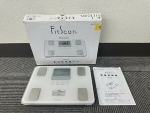 I242-X3-55 TANITA body composition meter Fit ScantanitaFS-100-WH scales present condition goods ①