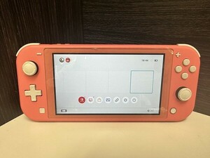 I105-X1-333 Nintendo 任天堂 Switch Lite スイッチライト HDH-001 通電確認済 現状品①