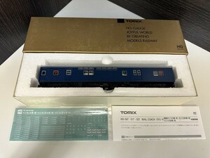 I056-Y31-1309 HOゲージ TOMIX HO-507 オユ10(冷房・青) 鉄道模型 現状品①
