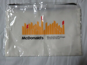 McDonald's Manhattan Portage New York マクドナルド マンハッタンポーテージ コラボ ファスナー ポーチ サイズ300-200㎜ 未開封 未使用 2