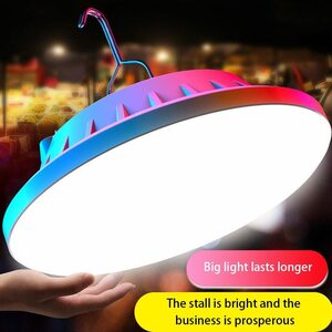 大人気 キャンプ アウトドア ピクニック ランタン 照明 LED ランプ 300W リモコン付き ソーラー充電式 ポータブル 緊急常夜灯 屋外