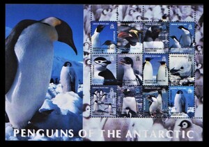cκ332y2-8B2　英領南極2003年　ペンギン・動物・12種シート