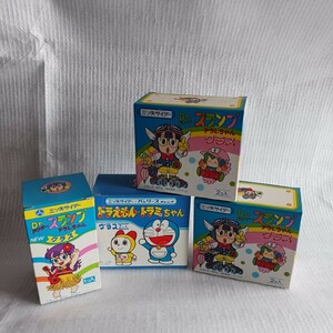  glass three tsu arrow rhinoceros da- Arale-chan Doraemon Dr. Slump Arale-chan set sale Showa Retro retro miscellaneous goods gala spade 