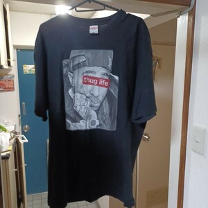 THUG LIFEサグライフ2PACラップTシャツ