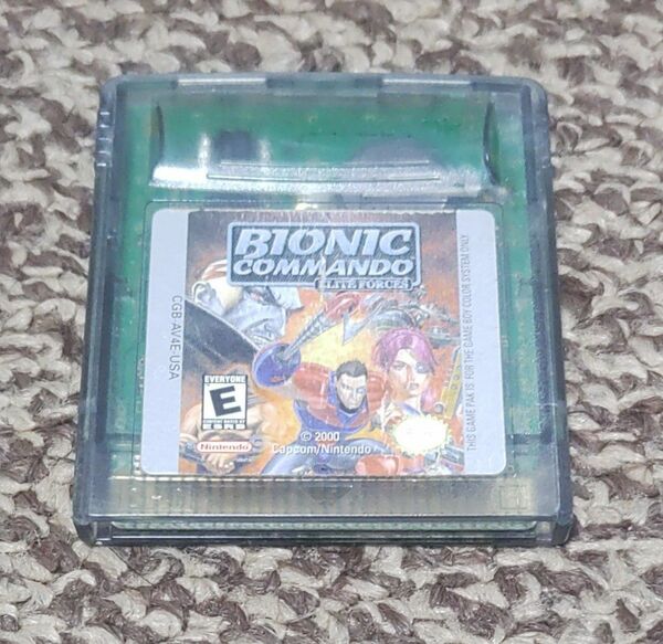 GBC　バイオニックコマンドーエリートフォース　BIONIC COMMANDO ELITE FORCES ゲームボーイ