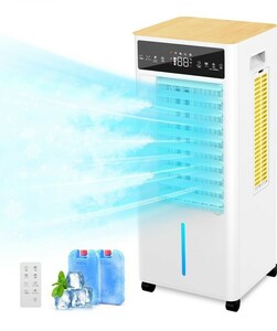 新品　冷風機 冷風扇 【2024年新設計噴霧冷風機・冷感UP・12L大容量　強力　LED液晶　スポットクーラー　クーラー 冷風扇風機