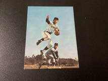 良品　カルビー73年　バット版　土井・黒江（巨人） No.38　プロ野球カード_画像1