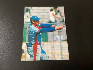 良品　カルビー74年　井上（中日）No.174　プロ野球カード