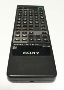 SONY ソニー MDレコーダー オーディオ MDS-302用 リモコン RM-D3M 赤外線発光確認済 美品