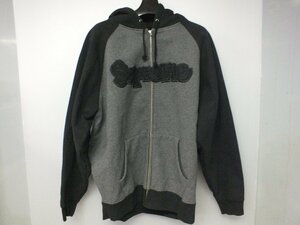 Supreme Gonz Applique Zip Up Hooded Sweatshirt Black/Medium