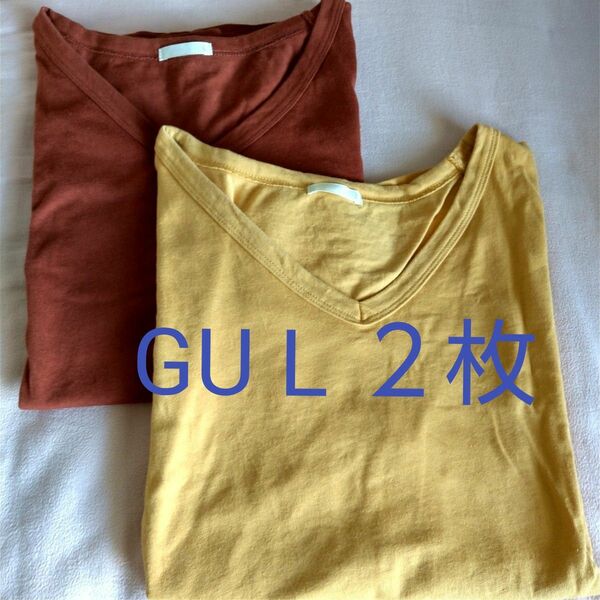 GU Tシャツ２枚 L 半袖