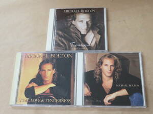 マイケル・ボルトン CD3枚セット　/　タイムレス　/　タイム・ラヴ・アンド・テンダネス　/　ワン・シング（Michael Bolton）