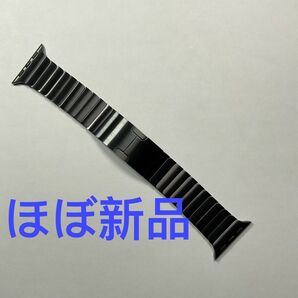 純正 Apple watch スペースブラック リンクブレスレット バンド 38mm 40 41 アップルウォッチ リンクブレス