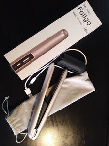 USB rechargeable hair iron ( rose pink ) 18mm
