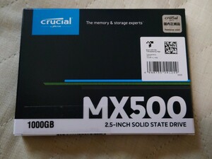  new goods unopened Crucial MX500 1TB(1000GB) CT1000MX500SSD1/JP 2.5 -inch SATA domestic regular goods 