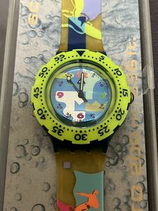 ヴィンテージ 1995年 Swatch スウォッチ 腕時計 クオーツ 長期保管品ジャンク