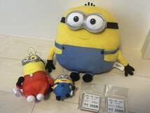 ミニオン　ティム　ミニオンズ　minions Tim ぬいぐるみ　缶バッチ_画像5