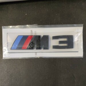 黒　BMW ///M3 リアエンブレム　M PERFORMANCE BMW Performance エンブレム Mパフォーマンス ホイール リム Mエンブレム Mスポーツ 