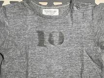 GO TO HOLLYWOOD ゴートゥーハリウッド 半袖 Tシャツ 「10」 サイズ140 レディースＳ位 杢グレー ステンシル ヴィンテージ レプリカ (8_画像2
