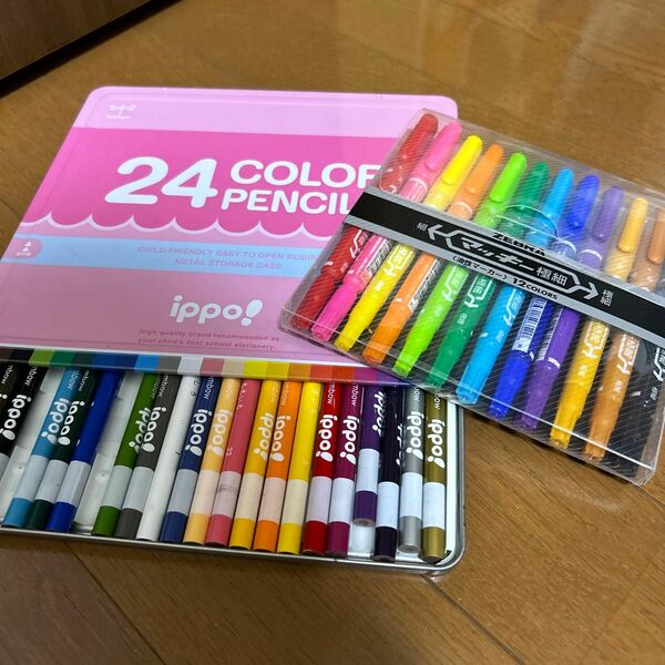 【マッキーと色鉛筆】24COLORPENCILS