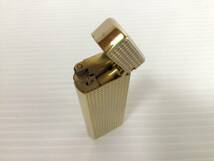 Y913 ALLROUND C ガスライター　BUTANE GAS LIGHTER 喫煙具　レトロ　ゴールド　シンプル　1点　ケース入り　現状品_画像8