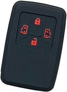 [IKT] Toyota car for smart key silicon cover 4 button black red 4 button / Alphard / Vellfire / Estee 