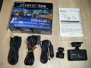 コムテック ZDR045 ドライブレコーダー 前後2カメラ STARVIS/GPS/WDR/HDR/フルHD 日本製 COMTEC