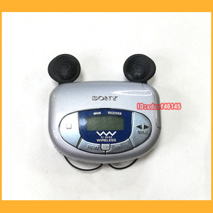 ●Walkman●SONY カセットウォークマン ワイヤレスイヤホン・リモコン MDR-EW1W シルバー●