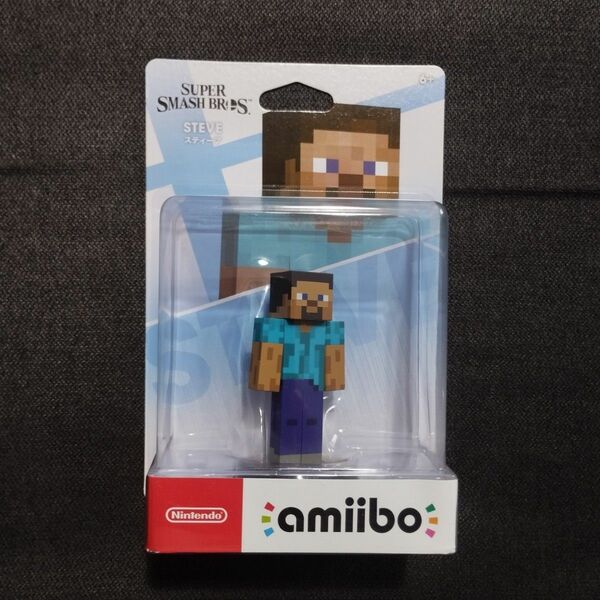 amiibo スティーブ （大乱闘スマッシュブラザーズシリーズ） アミーボ　マインクラフト　Minecraft　STEVE