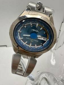 【SEIKO 】AKA 腕時計 クオーツ 中古品V743-5A10 稼動品