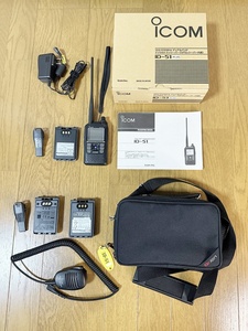 icom アイコム 144/430MHz FMトランシーバー ID-51PLUS 中古動作品 オプション多数