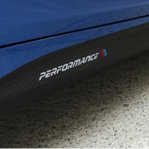Mパフォーマンス ドアサイドスカートステッカー デカール bmw 新品送料無料 205cm 215cm ブラック