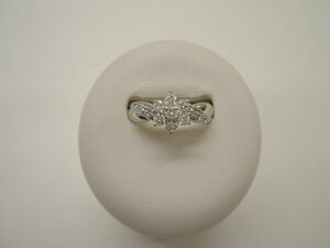 【新品磨き済】 Pt900 プラチナ ダイヤ0.50ct 指輪 リング サイズ13号 ジュエリー アクセサリー レディース Diamond NBJ