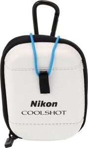 ∠ Nikon ゴルフ用レーザー距離計 COOLSHOT用ハードケース CS-CS1 ホワイト CSCS1WH